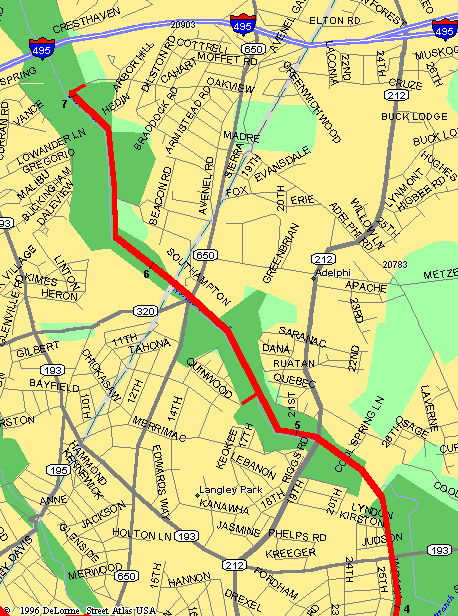 Map of Trail