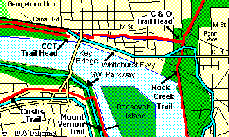Detailed Map of Georgetown Area