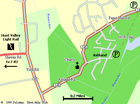 Map of Southern Trail Head